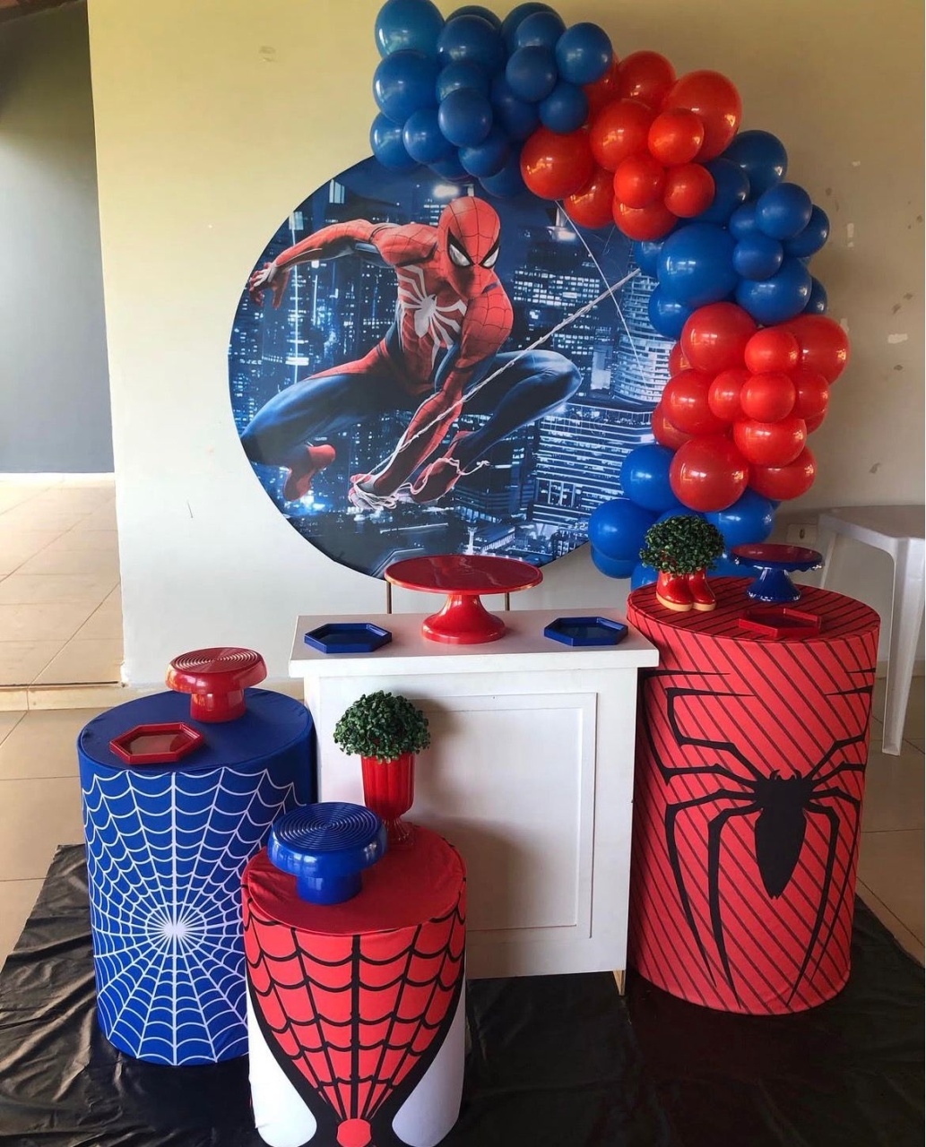 Decoração Homem Aranha 2 - karoline pedroso festas