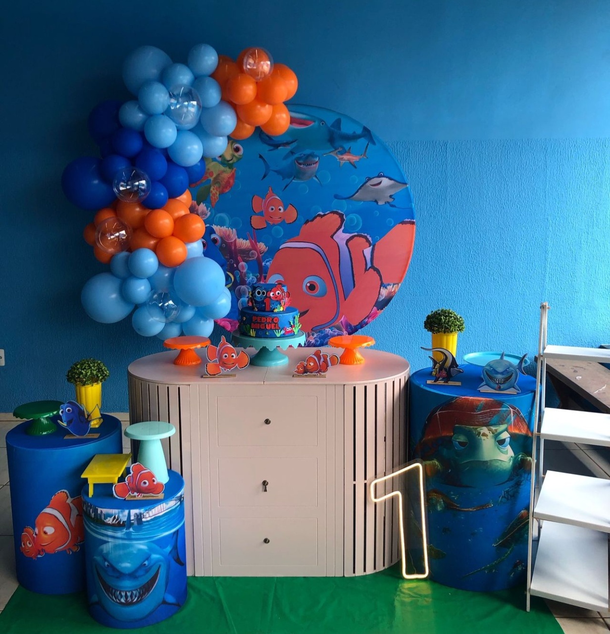 Decoração Procurando O Nemo - karoline pedroso festas