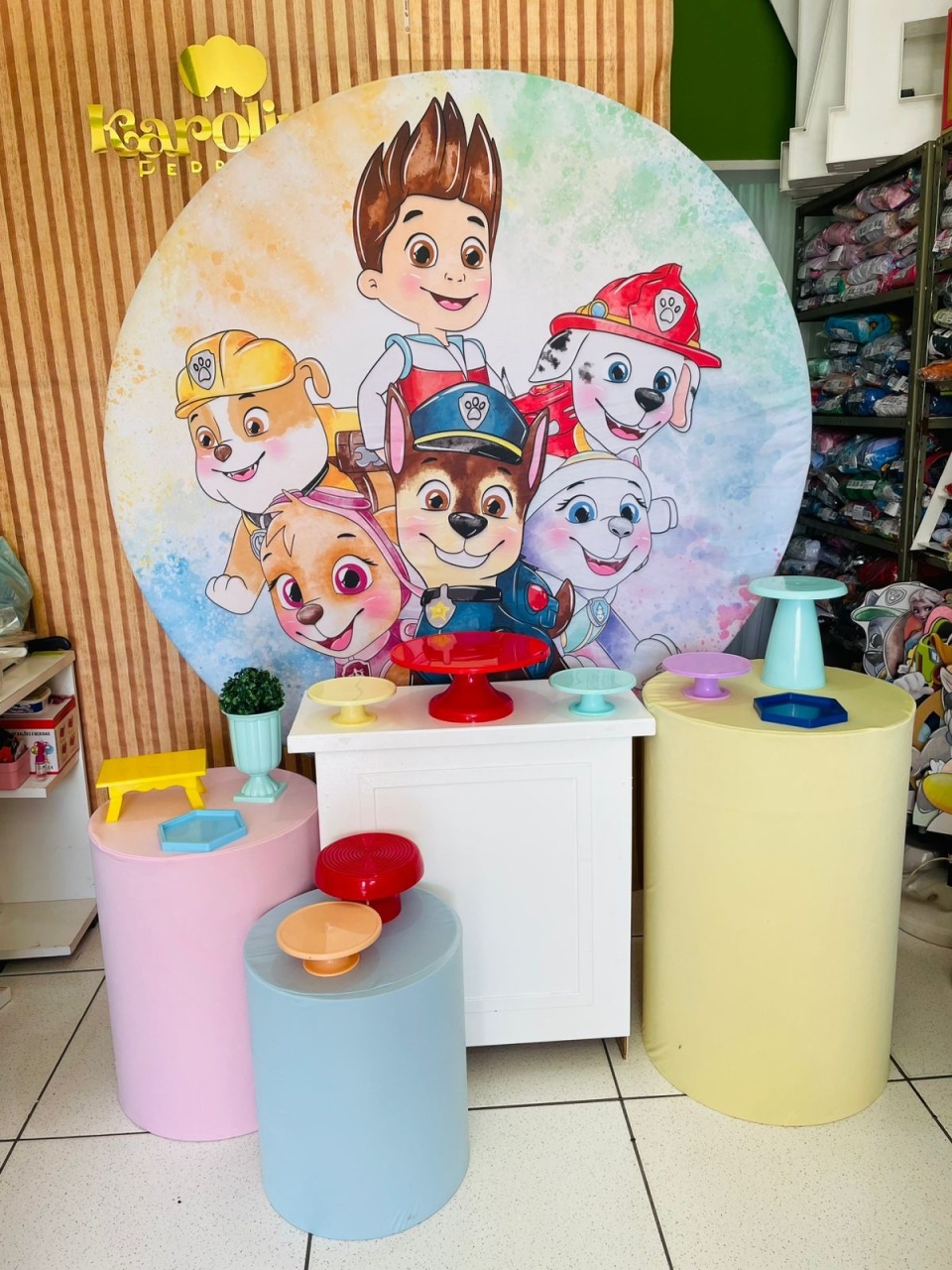 Kit Personalizado - Patrulha Canina - karoline pedroso festas