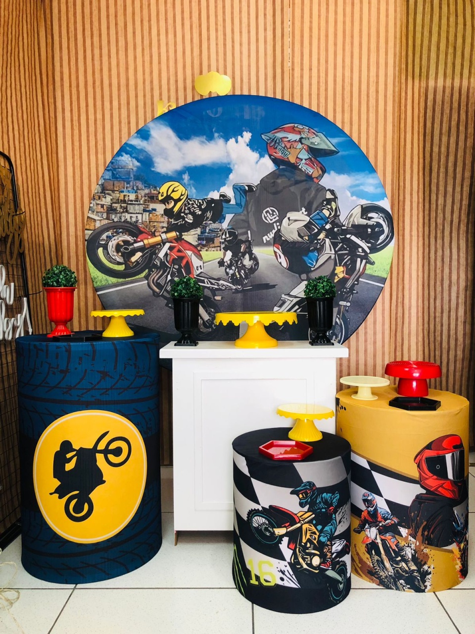 Kit Personalizado Motocross  - karoline pedroso festas