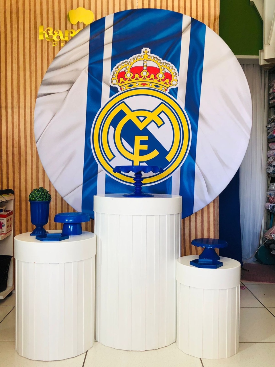 Kit Luxo - Real Madrid - karoline pedroso festas