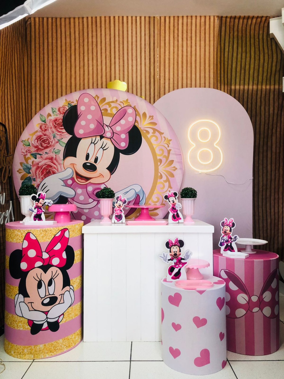 Kit Completo Minnie Rosa  - karoline pedroso festas