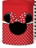 Capa Cilindro M - Minnie Vermelha  - karoline pedroso festas