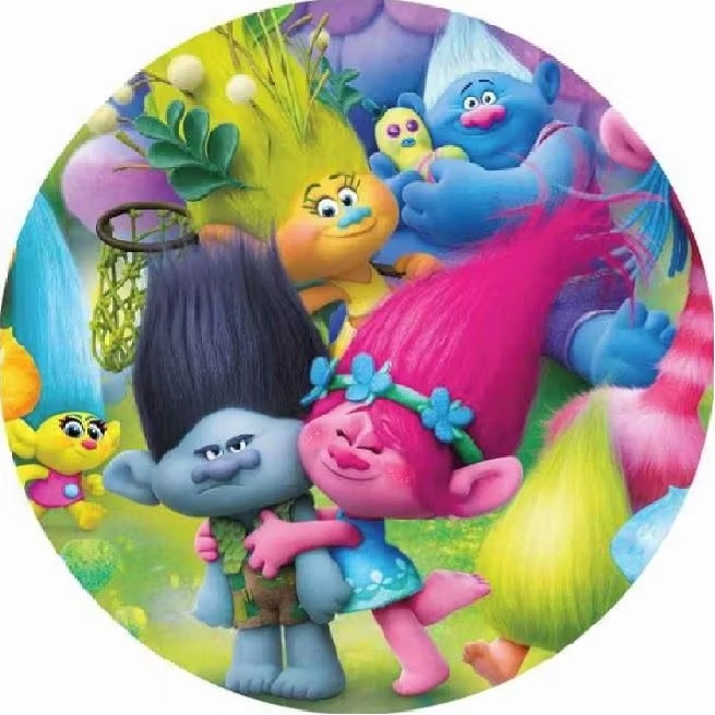 Capa Painel Redondo - Trols - karoline pedroso festas