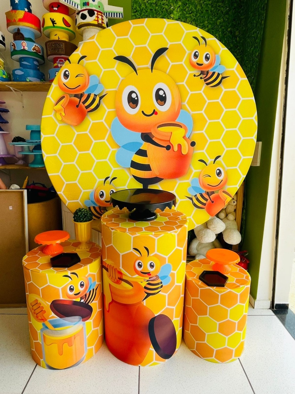Kit Prata - Abelhinha  - karoline pedroso festas