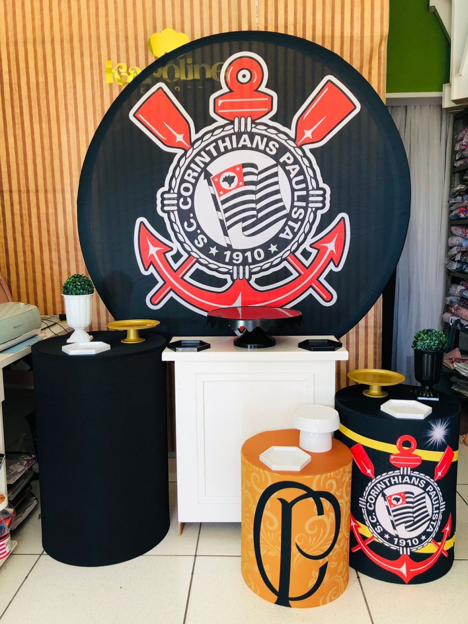 Kit Personalizado - Corinthians - karoline pedroso festas