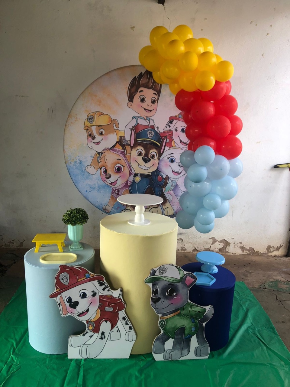 Decoração Patrulha Canina - karoline pedroso festas