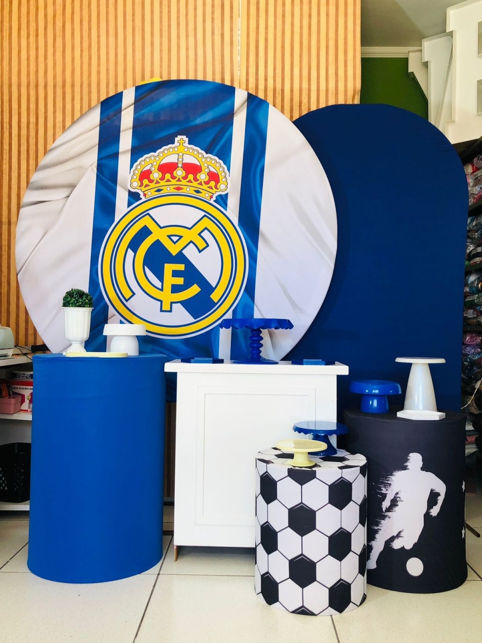 Kit Ouro - Real Madrid  - karoline pedroso festas