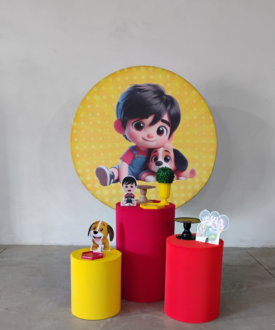 Kit Celebrar Bento E Totó - MM Pegue e Monte e locação 