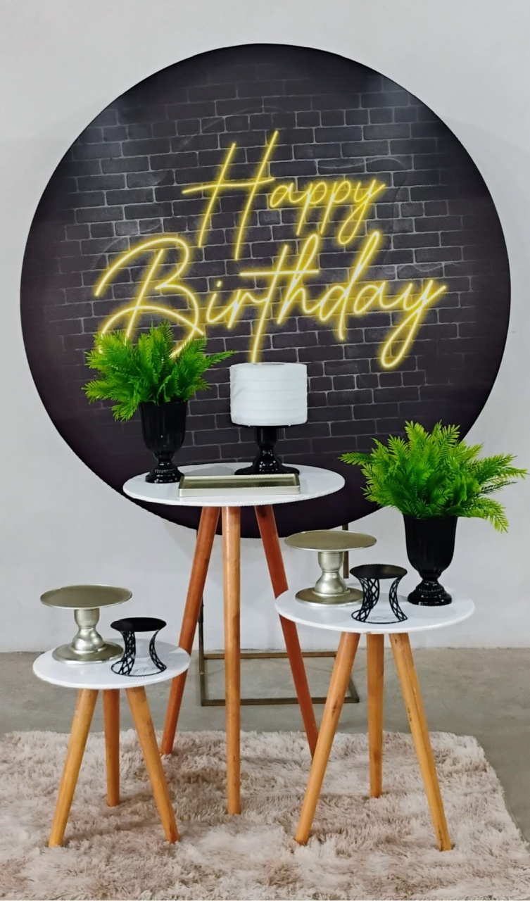 Kit Pé Palito Happy Birthday - MM Pegue e Monte e locação 