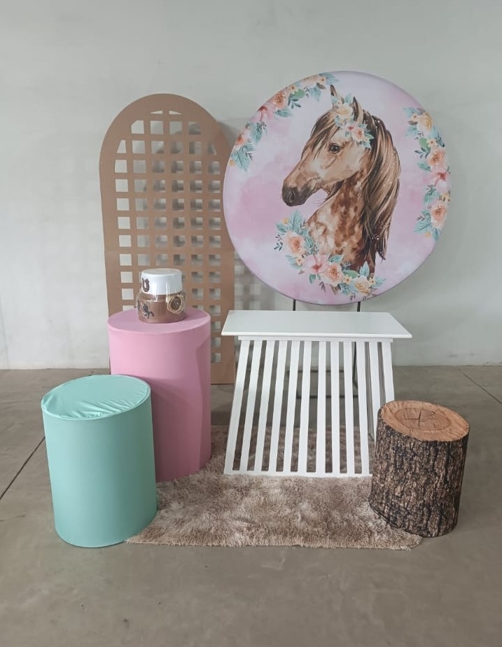 Kit Diamante Cavalo Menina - MM Pegue e Monte e locação 