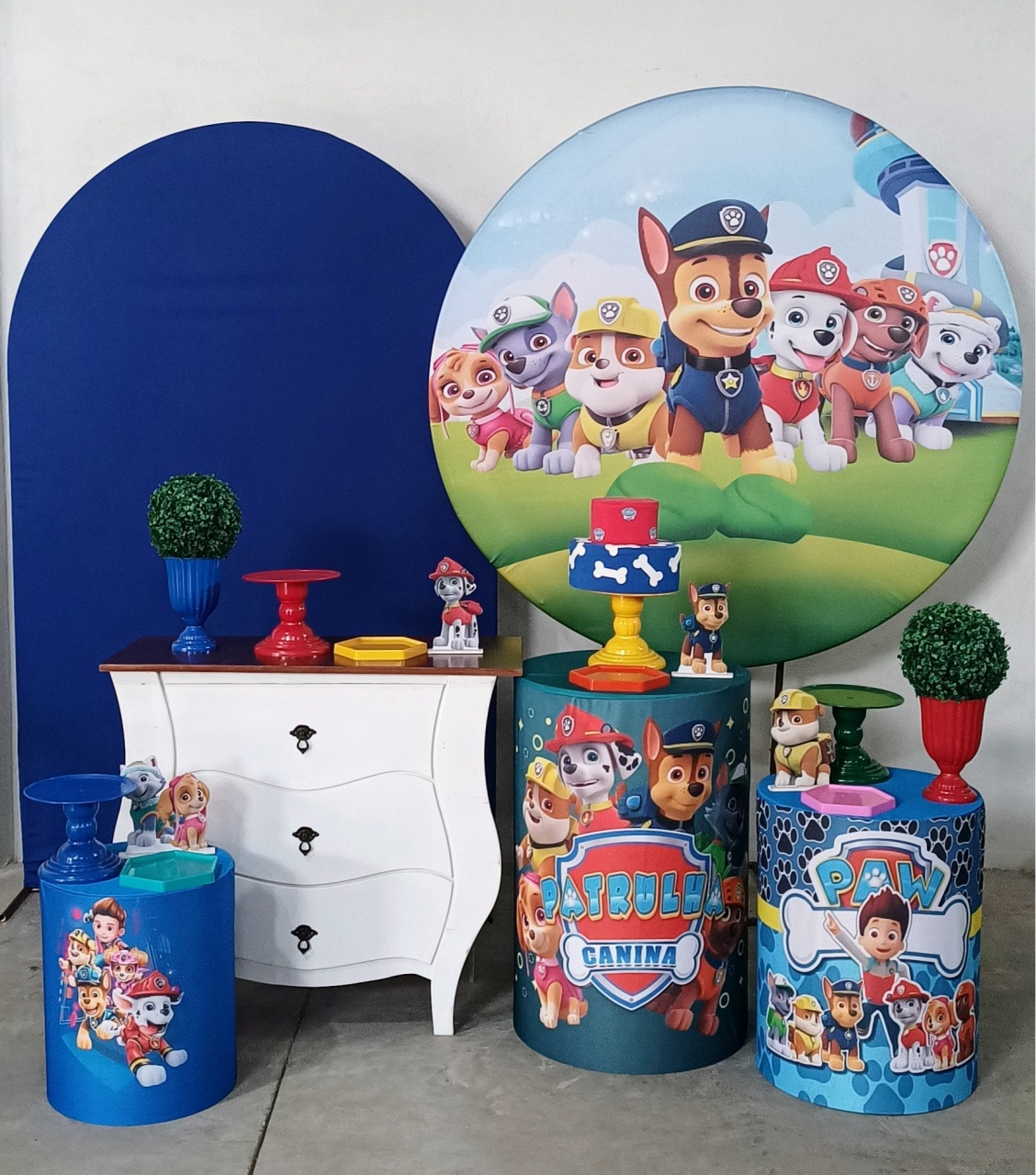 Kit Diamante Patrulha Canina 1 Bosirie - MM Pegue e Monte e locação 