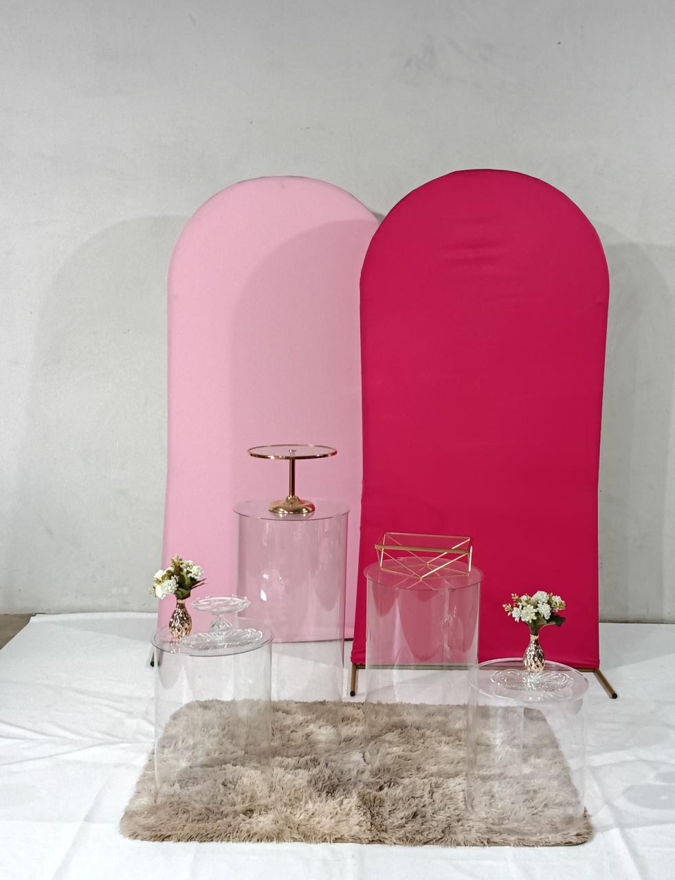 Composição Romano Rosa E Pink Luxo - MM Pegue e Monte e locação 