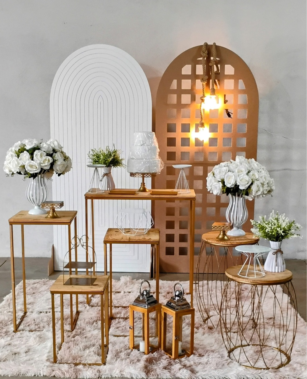 Composição Casamento Painel Riscado E Rústico - MM Pegue e Monte e locação 