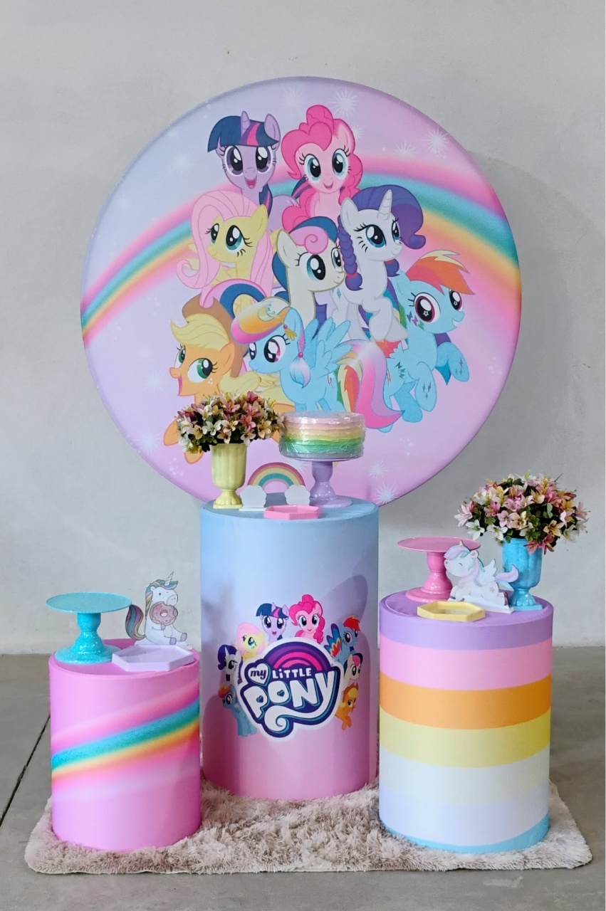 Kit Prata My Little Poney - MM Pegue e Monte e locação 