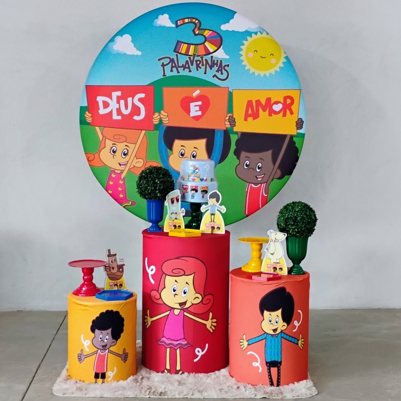 Kit Prata 3 Palavrinhas - MM Pegue e Monte e locação 
