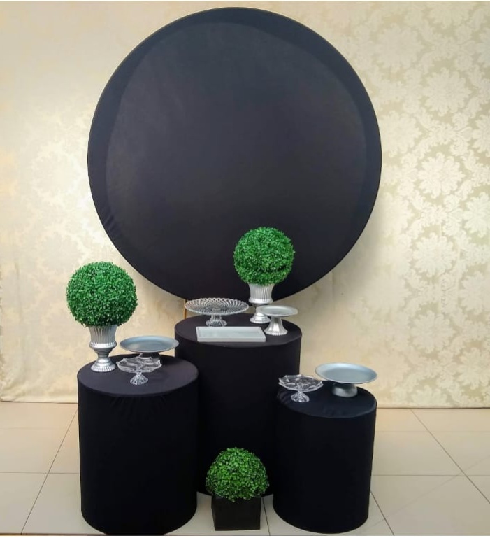 Kit Adulto Preto E Prata Louça - MM Pegue e Monte e locação 