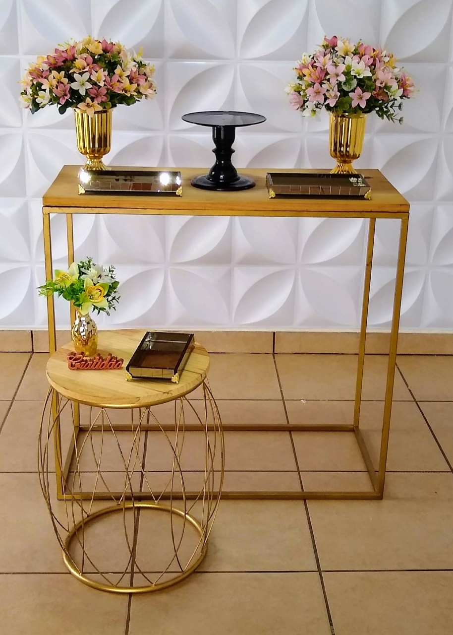 Mini Composição Adulto Mesa Cubo - MM Pegue e Monte e locação 