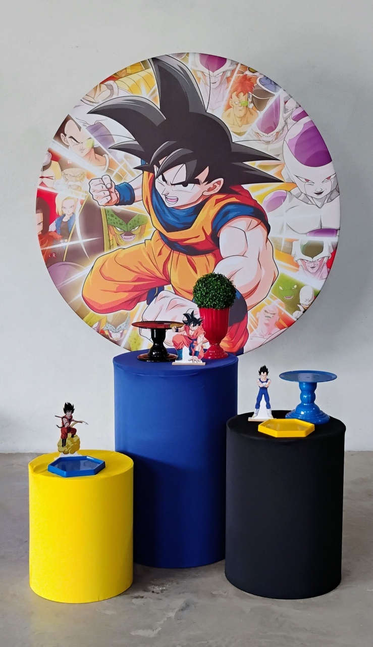 Kit Celebrar Dragon Ball - MM Pegue e Monte e locação 