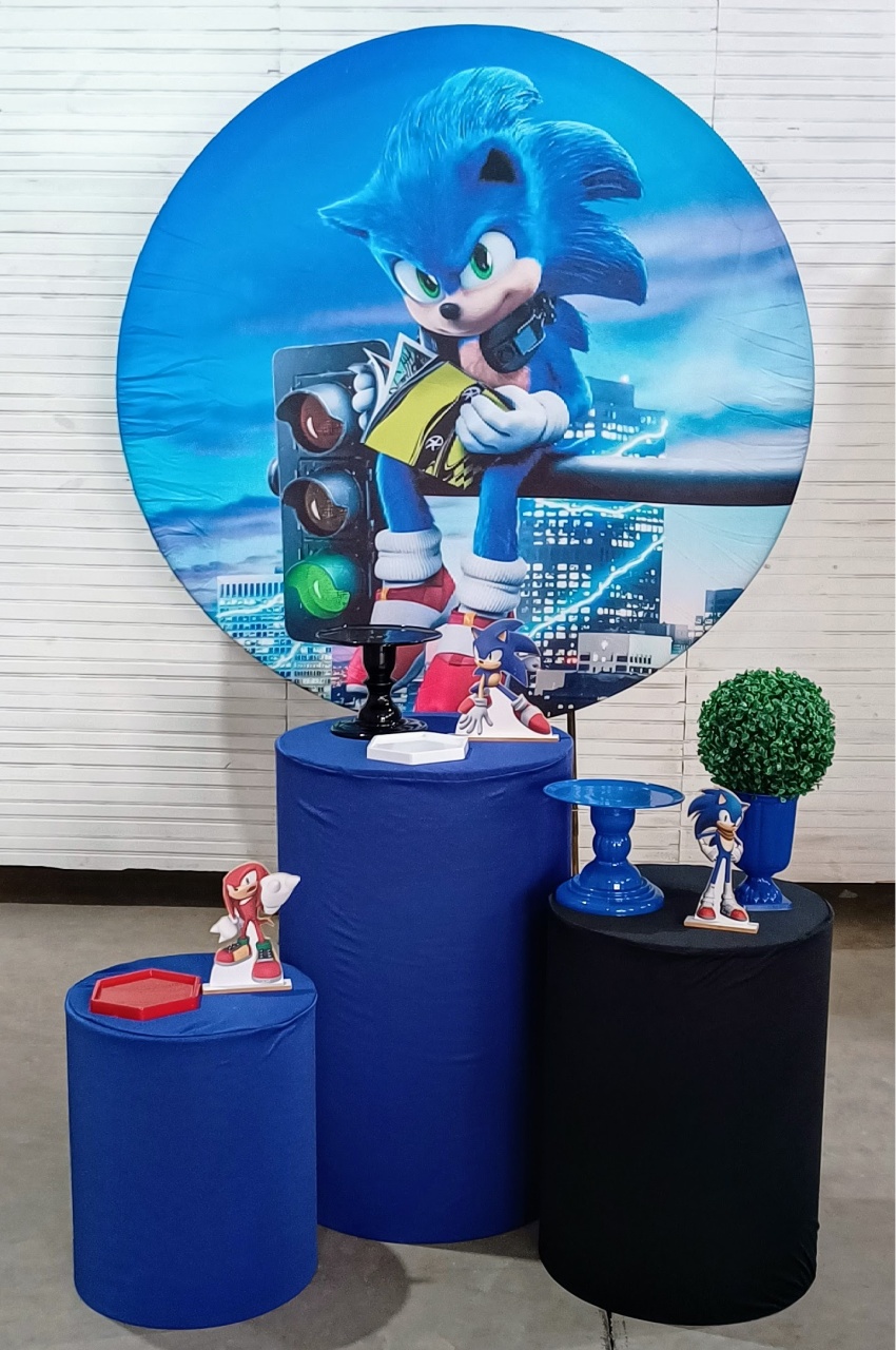 Kit Celebrar Sonic - MM Pegue e Monte e locação 