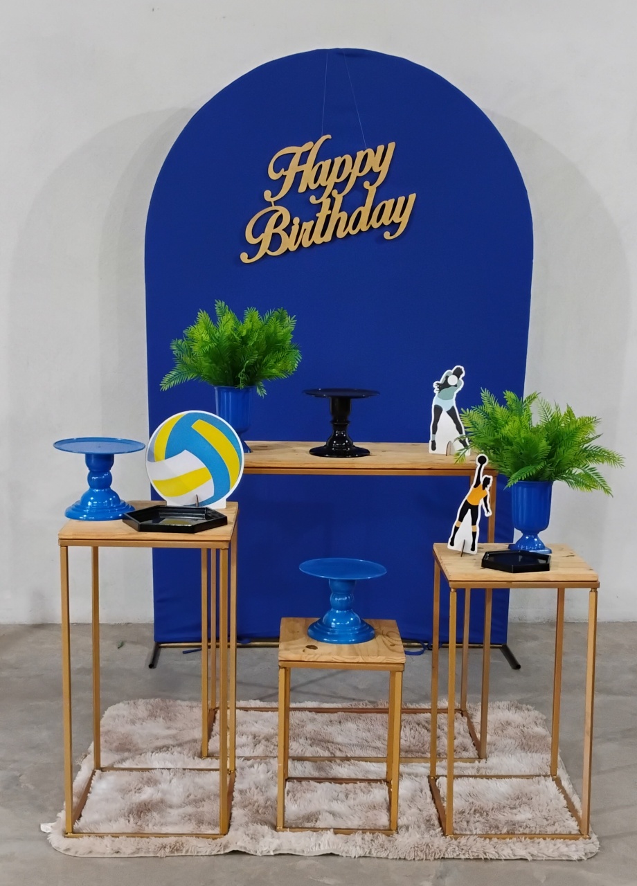 Kit Adulto Masculino Romano Azul - MM Pegue e Monte e locação 