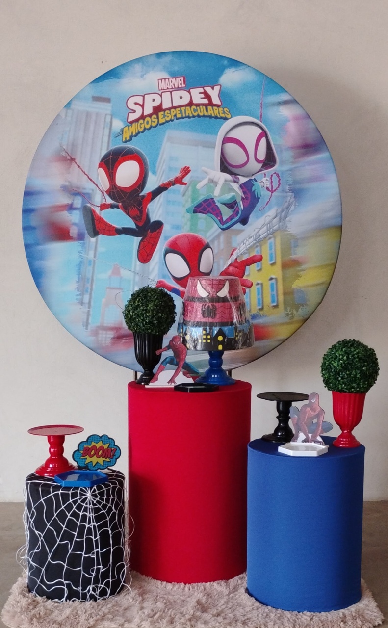 Kit Prata Homem Aranha Baby - MM Pegue e Monte e locação 