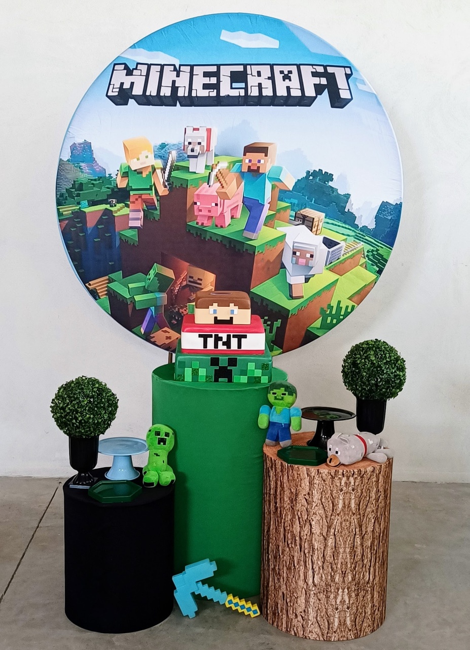 Kit Prata Minecraft 2 - MM Pegue e Monte e locação 
