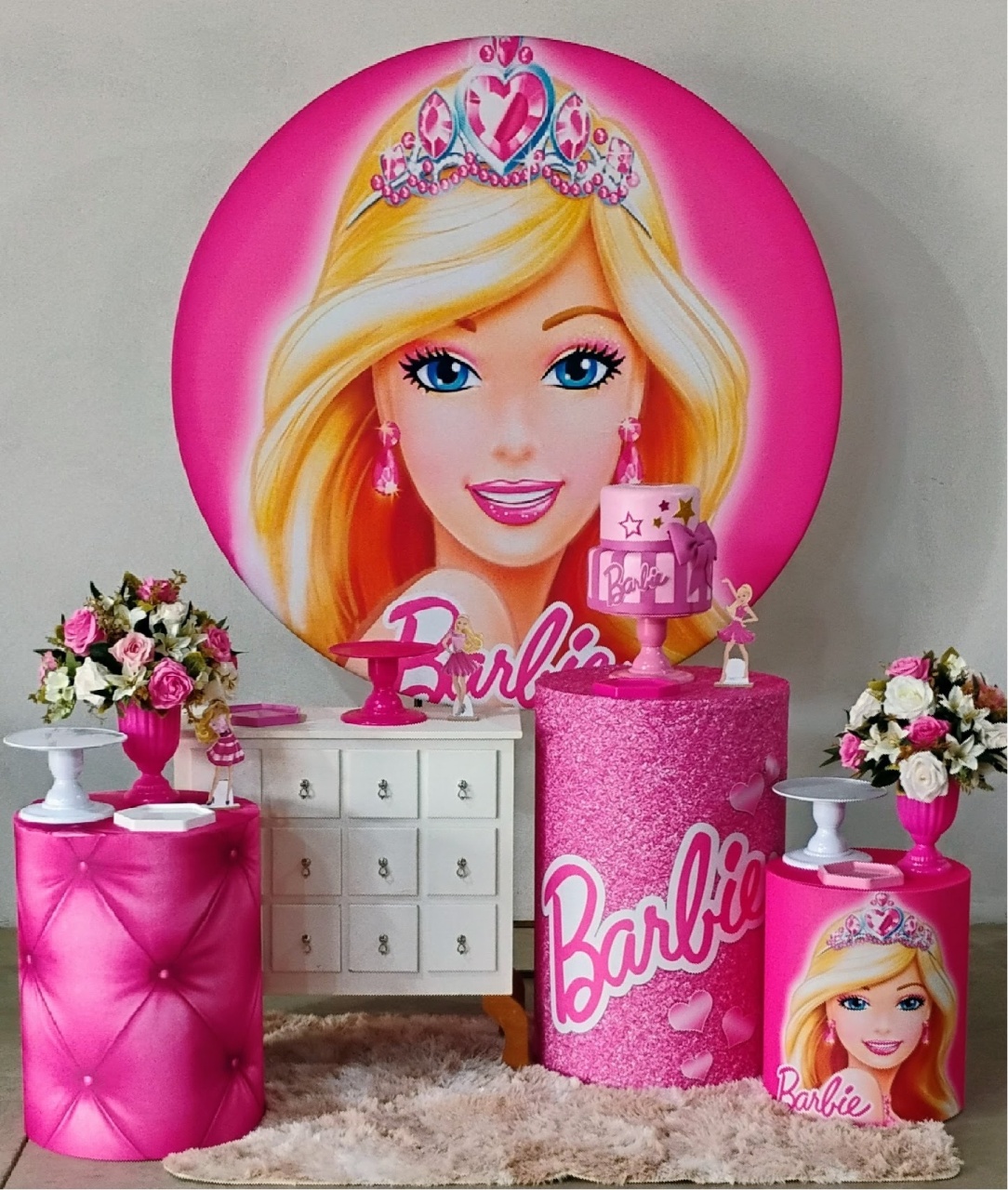 Kit Ouro Barbie - MM Pegue e Monte e locação 
