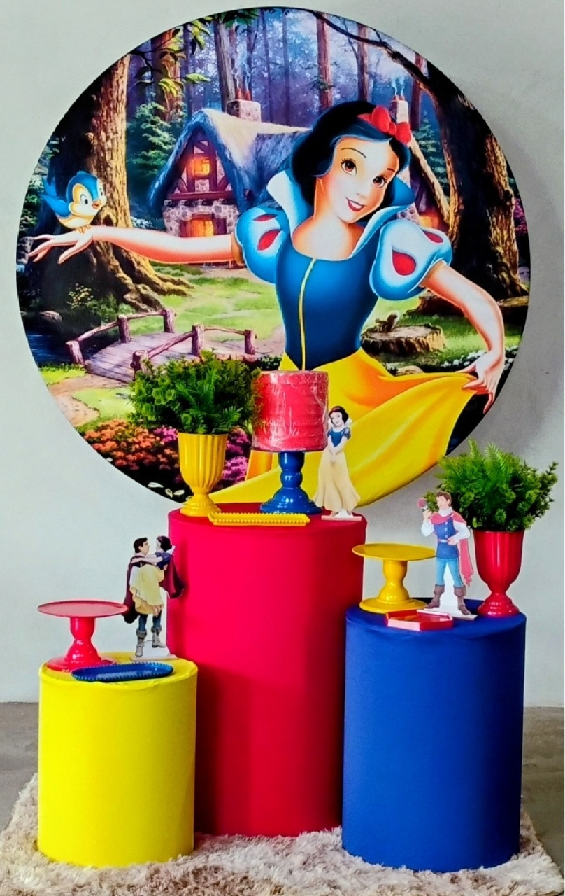 Kit Prata Branca de Neve - MM Pegue e Monte e locação 