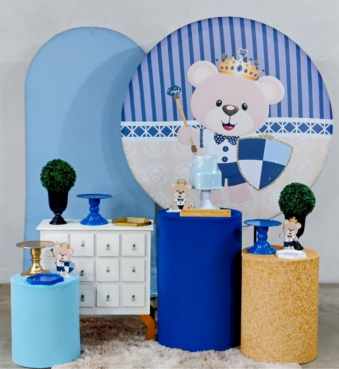 Kit Diamante Urso Rei - MM Pegue e Monte e locação 