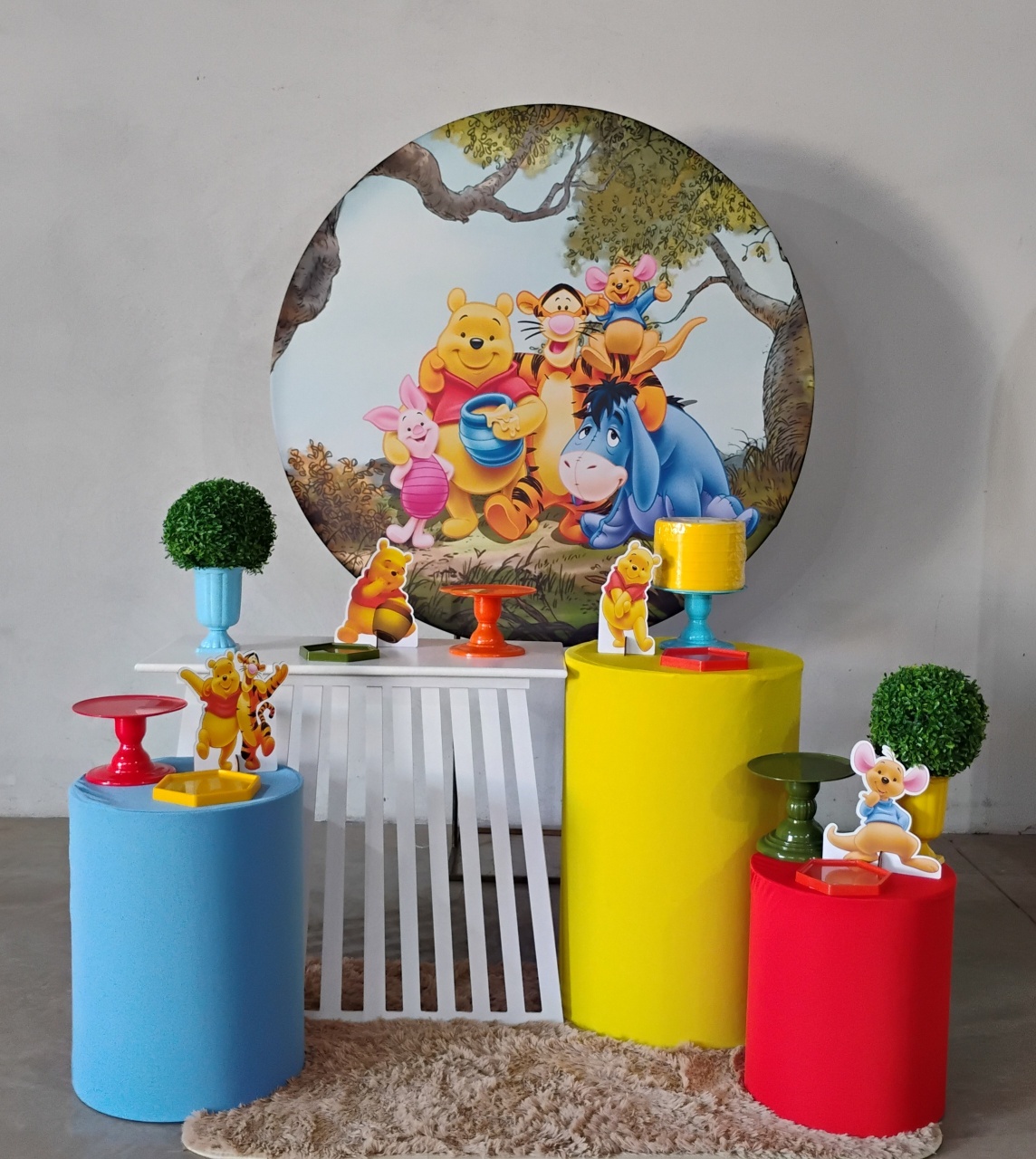 Kit Ouro Ursinho Pooh - MM Pegue e Monte e locação 