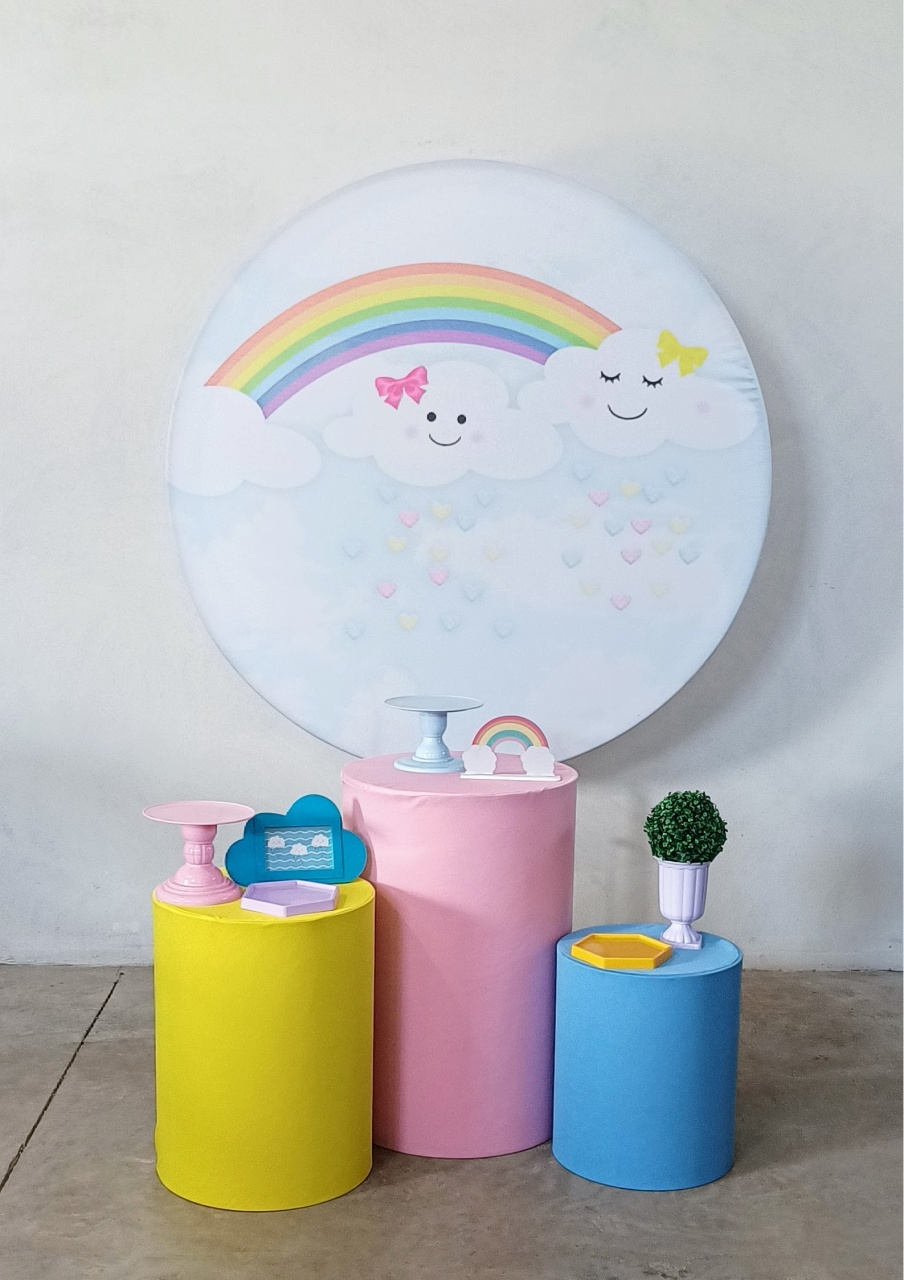 Kit Celebrar Chuva de Amor - MM Pegue e Monte e locação 
