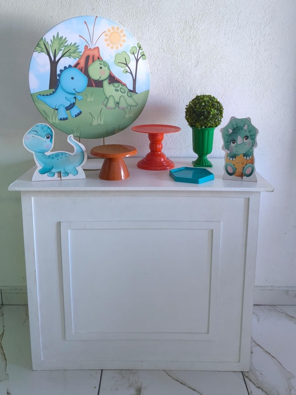 Mini Kit Dino Baby Compacto Com Balões - Wire Love Decor