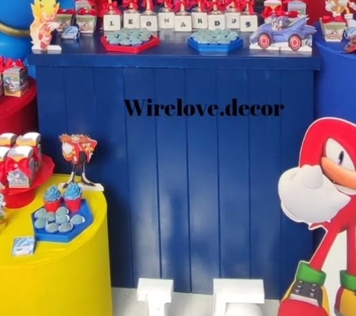Comoda Ripada Azul  - Wire Love Decor