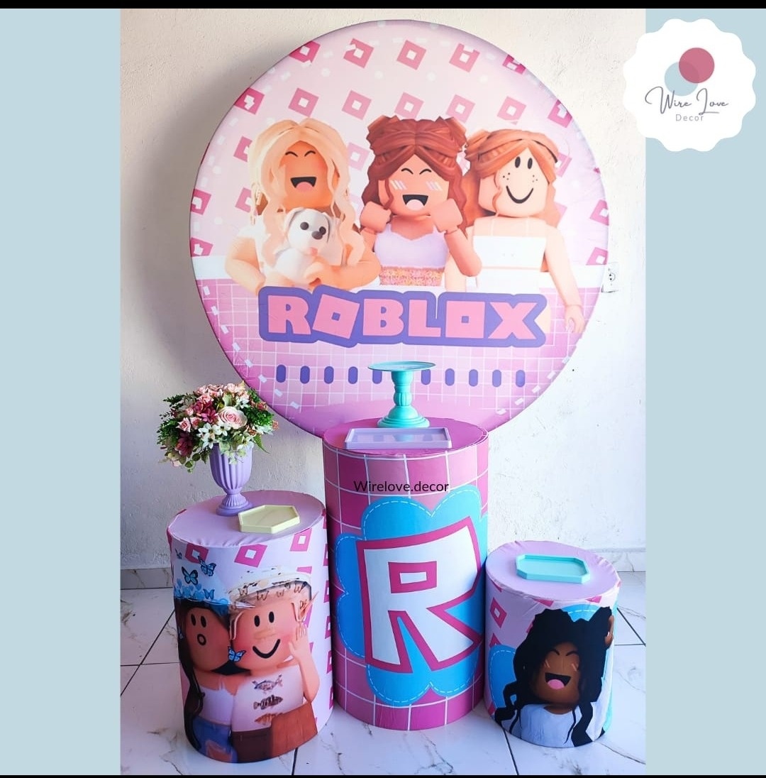 Kit Bronze Roblox Menina  - Wire Love Decor