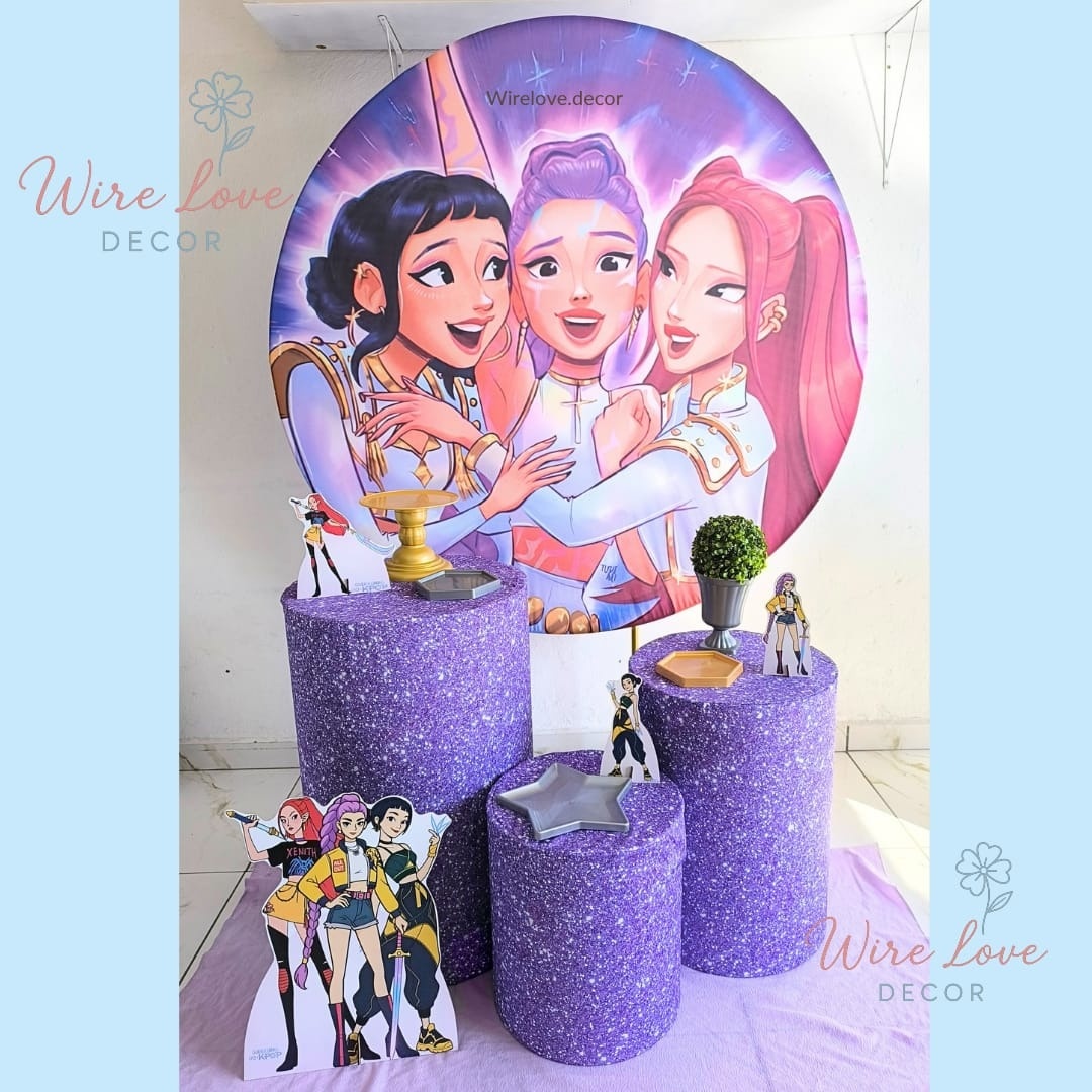 Kit Bronze Guerreiras Do K Pop - Wire Love Decor