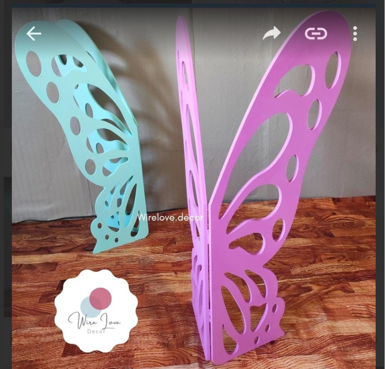 Borboleta Mdf  - Wire Love Decor