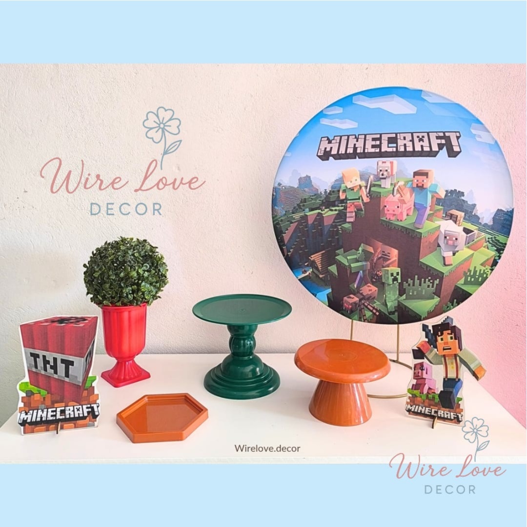 Mini Kit Minecraft - Kit de Mesa - Wire Love Decor