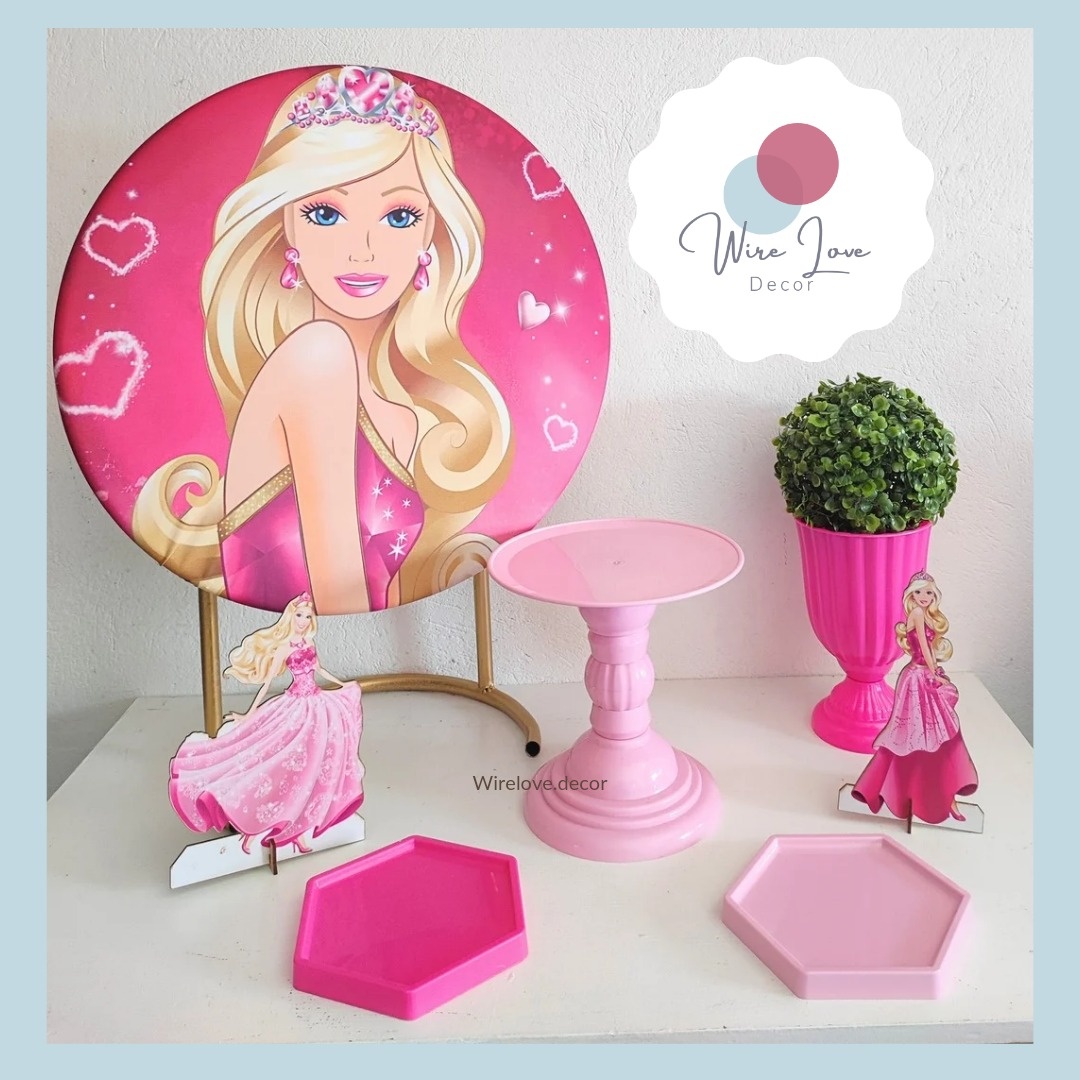 Kit Só Um Bolinho Barbie  - Wire Love Decor