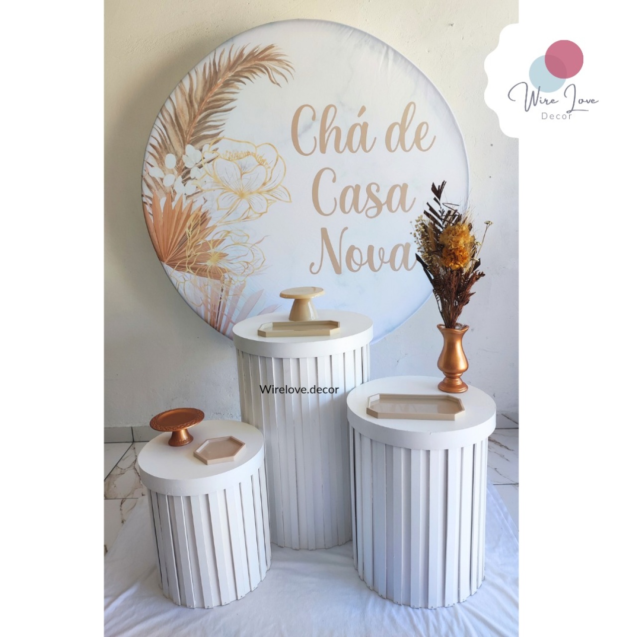 Chá de Casa Nova - Wire Love Decor