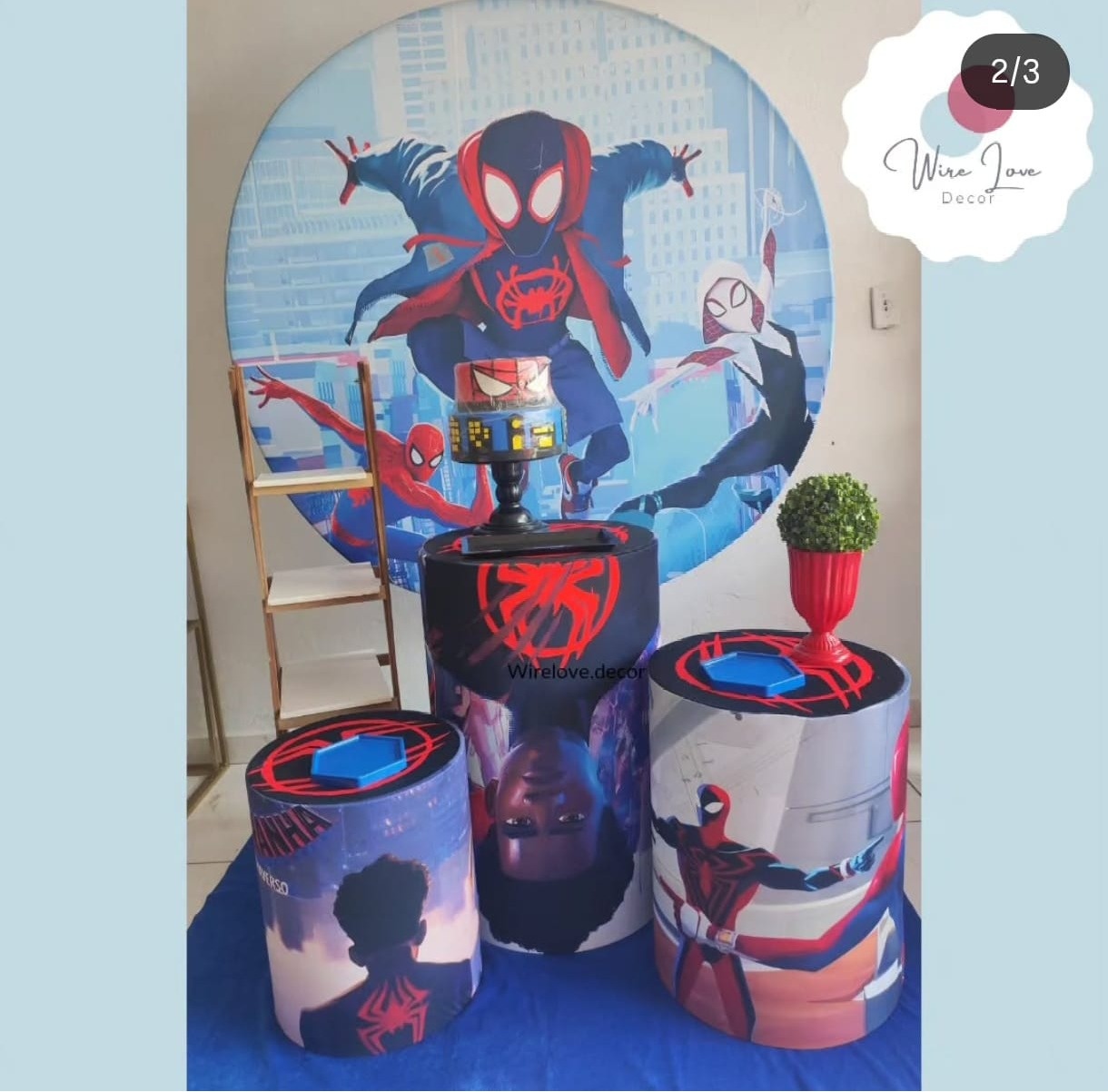Kit Prata Homem Aranha Aranhaverso - Wire Love Decor