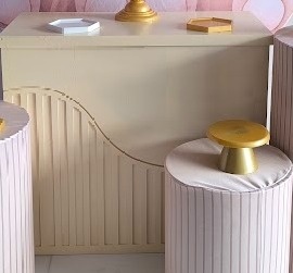 Comoda Bege - Wire Love Decor