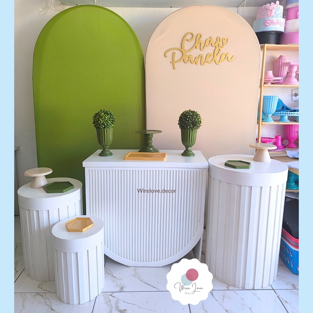 Kit Cha de Panela Comoda Harpa E Romano 2 - Wire Love Decor