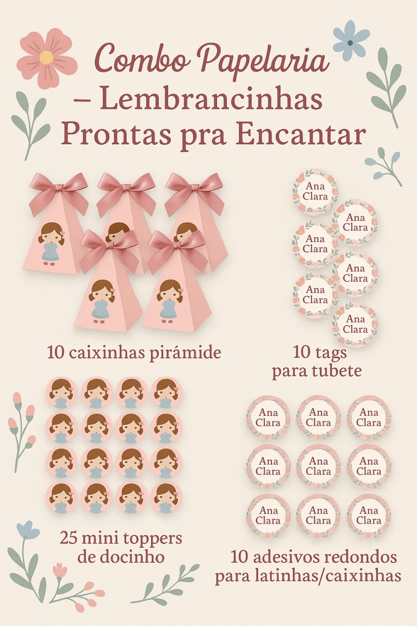 1. Papelaria Personalizada - Venda - Wire Love Decor
