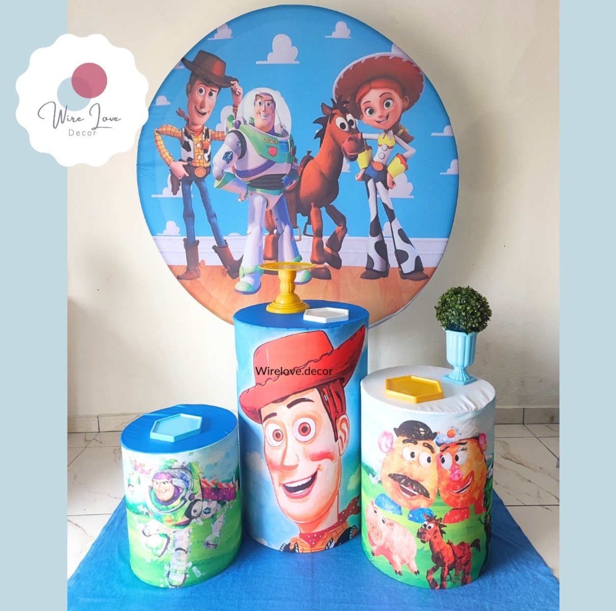 Kit Bronze Toy Story - Wire Love Decor