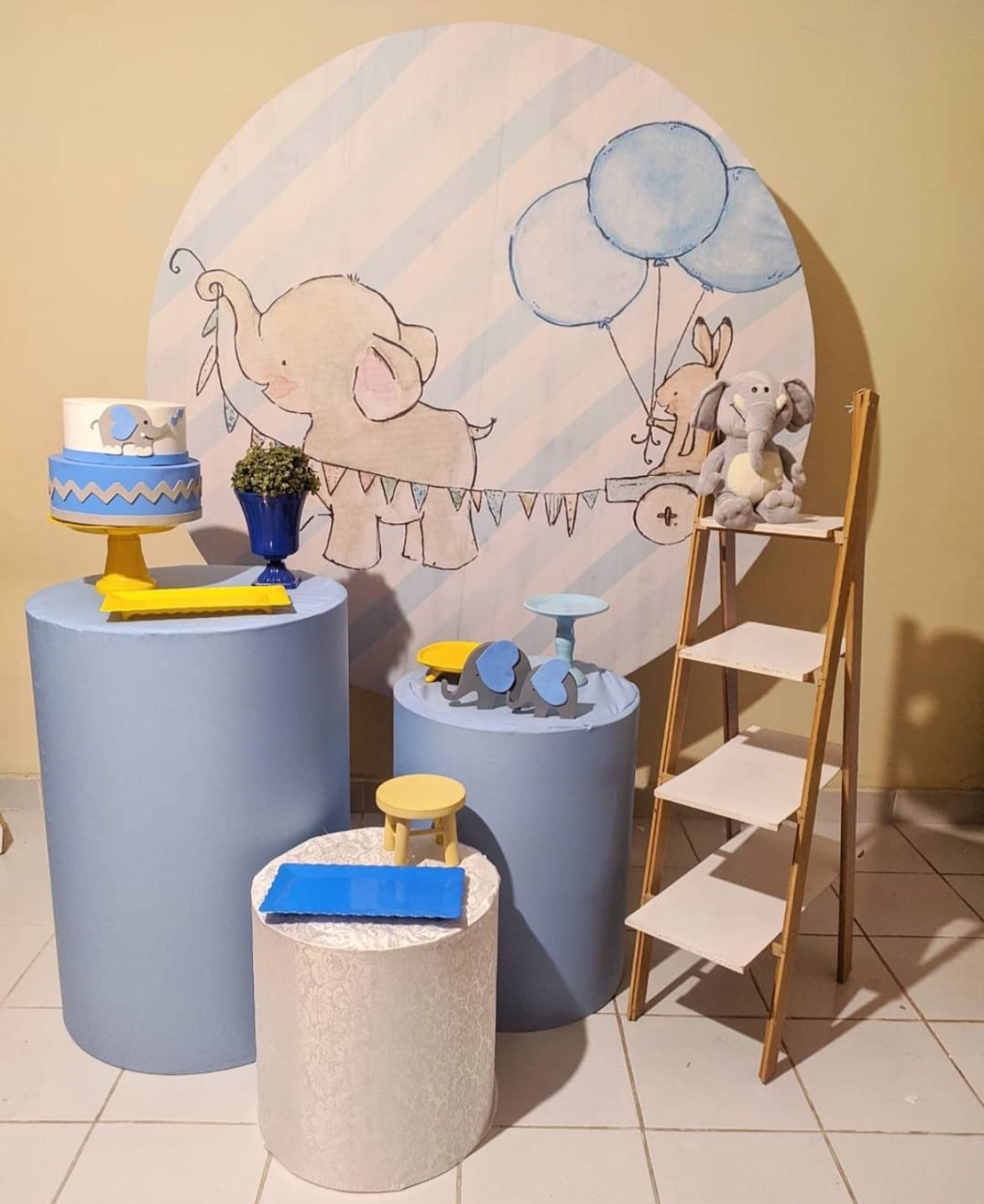 Kit Prata Elefantinho - Wire Love Decor