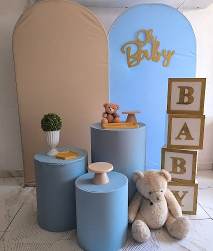 Kit Chá de Bebê Menino Romano Duplo  - Wire Love Decor