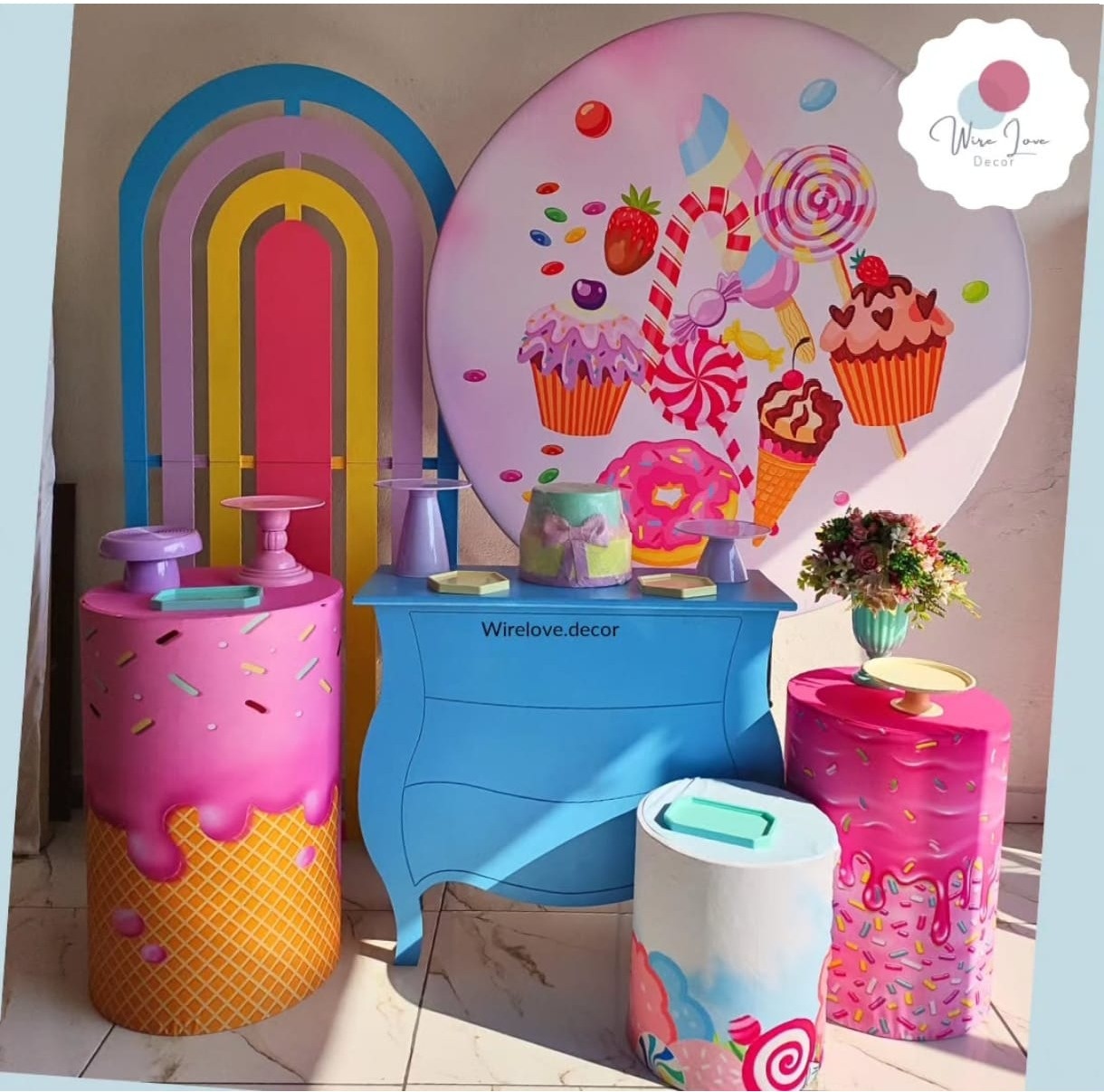 Kit Doces Luxo - Wire Love Decor