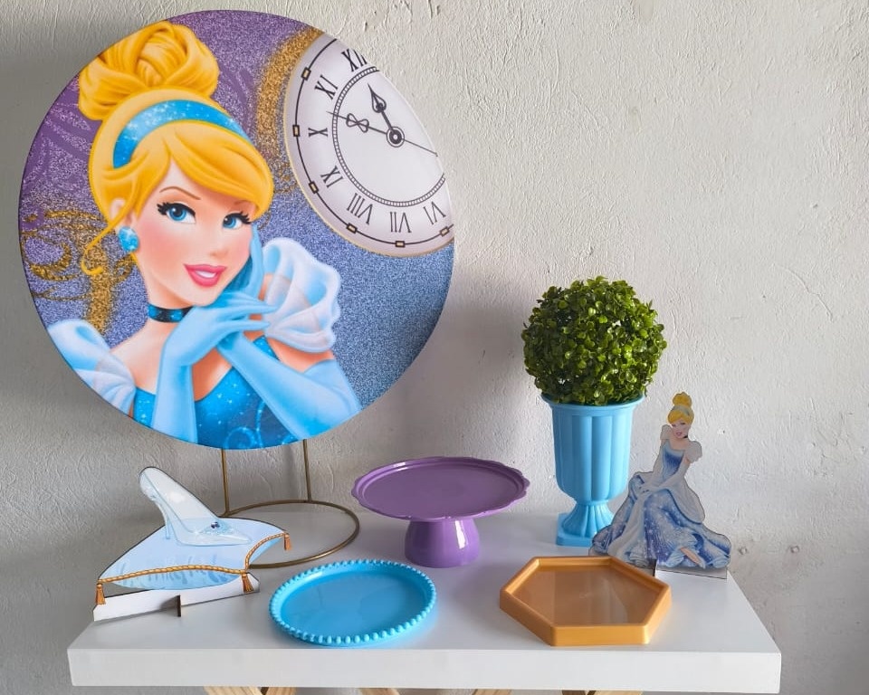 Mini Kit Cinderela-  Kit de Mesa  - Wire Love Decor