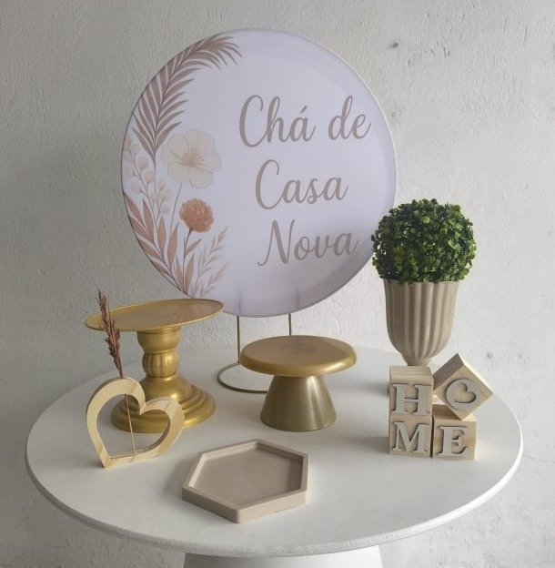 Mini Kit Cha de Casa Nova - Kit de Mesa - Wire Love Decor